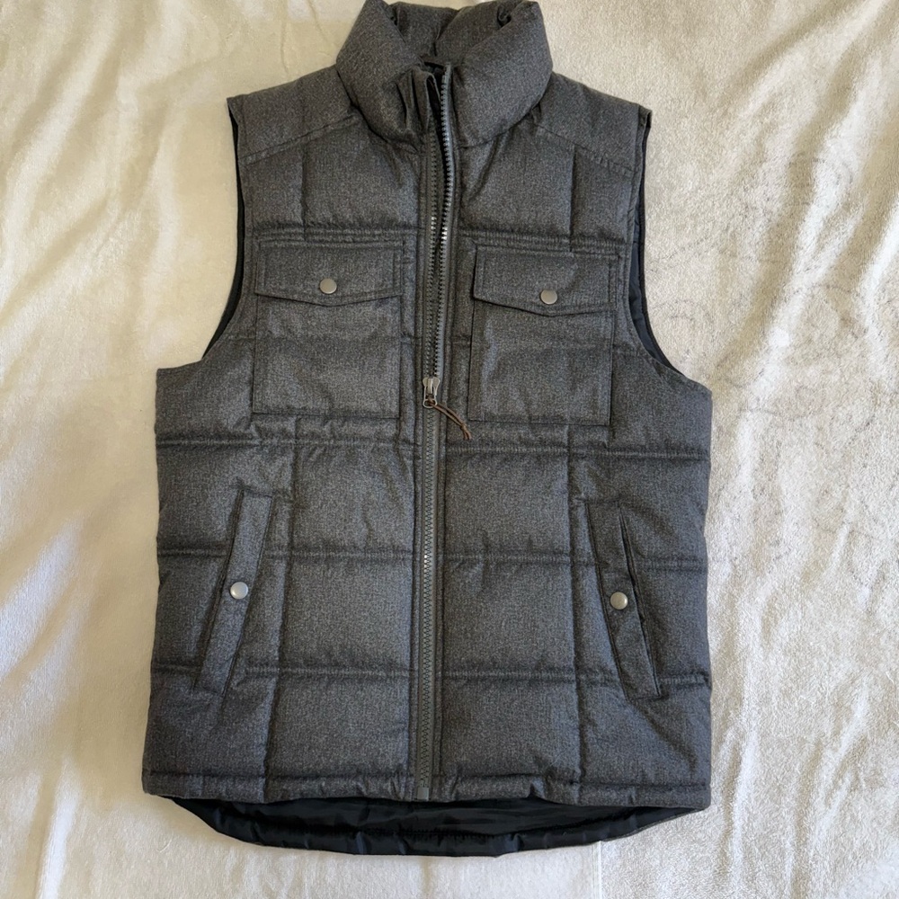 Goodfellow & Co Gray Quilted Vest Outdoor Essential